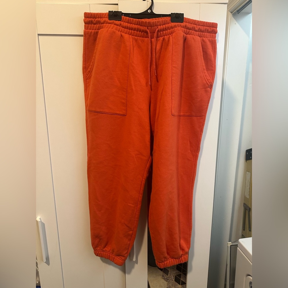 Orange Jogger Pants